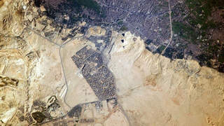 Pyramids from space